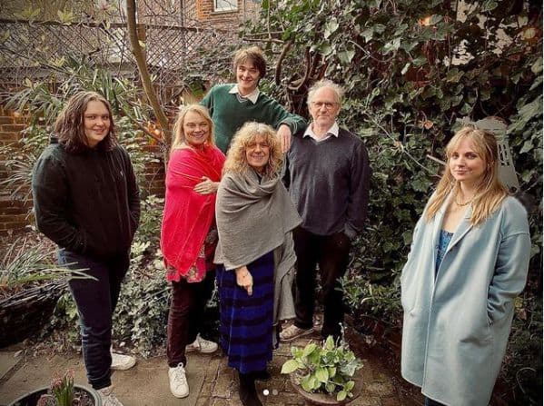 Peter Davison family portrait
